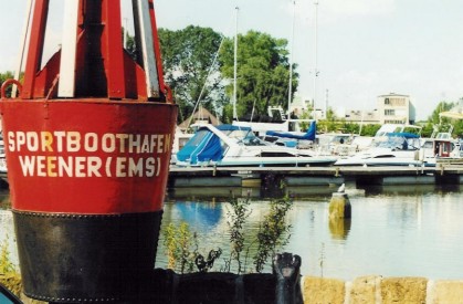 de jachthaven in Weener.